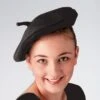 Black Felt Beret Child Size
