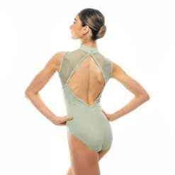 Basilica Blanche Leotard -Cheap Fit Dance Wear Store baw0218 blanche olive bck