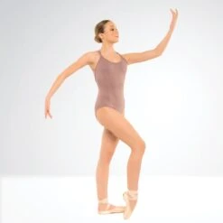 Basilica Persephone Leotard -Cheap Fit Dance Wear Store baw0223 persephone taupe front