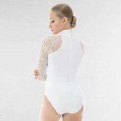 Basilica Oriana Leotard -Cheap Fit Dance Wear Store baw0229 oriana wht bck