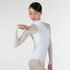 Basilica Oriana Leotard -Cheap Fit Dance Wear Store baw0229 oriana wht frt