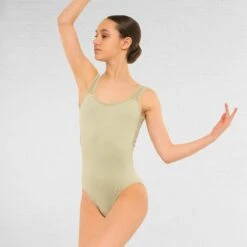 Basilica Ada Leotard -Cheap Fit Dance Wear Store baw0255 ada olive green frt