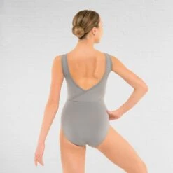 Basilica Renata Leotard -Cheap Fit Dance Wear Store baw0270 renata grey bck