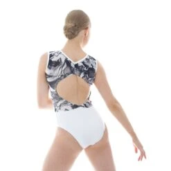 Basilica Sarah Leotard -Cheap Fit Dance Wear Store baw0274 sarah wht back