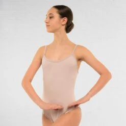 Basilica Zhenga Leotard -Cheap Fit Dance Wear Store baw0276 zhenga dusty pink front2