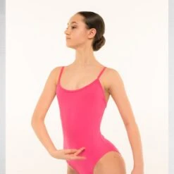 Basilica Zhenga Leotard -Cheap Fit Dance Wear Store baw0276 zhenga fuchsia front 2