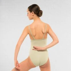 Basilica Zhenga Leotard -Cheap Fit Dance Wear Store baw0276 zhenga olive green bck