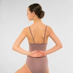 Basilica Zhenga Leotard -Cheap Fit Dance Wear Store baw0276 zhenga taupe bck