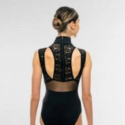 Basilica Adela Leotard -Cheap Fit Dance Wear Store baw0307 adela blk bck
