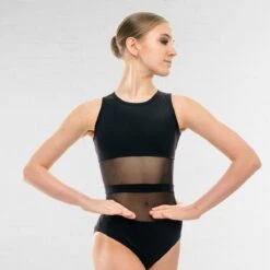 Basilica Diana Leotard -Cheap Fit Dance Wear Store baw0309 diana blk frt