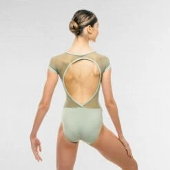 Basilica Marian Leotard -Cheap Fit Dance Wear Store baw0311 marian olive bck