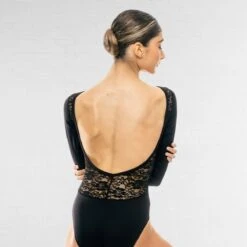 Basilica Lily Leotard -Cheap Fit Dance Wear Store baw0313 lily blk bck