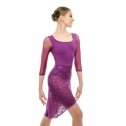 Basilica Sandra Dress -Cheap Fit Dance Wear Store baw0320 sandra pur frt