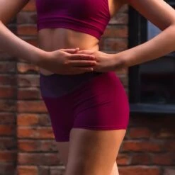 Basilica Rachel Active Shorts -Cheap Fit Dance Wear Store baw0347 magenta 1