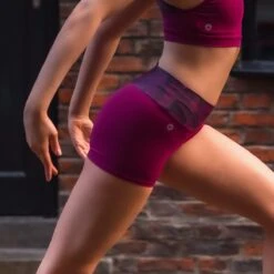 Basilica Rachel Active Shorts -Cheap Fit Dance Wear Store baw0347 magenta 3