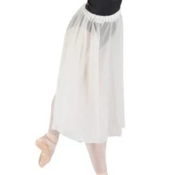 Basilica Paccia Long Skirt -Cheap Fit Dance Wear Store baw0714 paccia wht frt