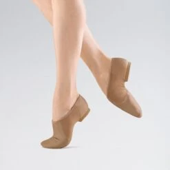Bloch NEO Flex Slip On Jazz Shoes -Cheap Fit Dance Wear Store bl495 tan 1