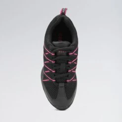 Bloch Criss Cross Mesh Sneakers -Cheap Fit Dance Wear Store bl524 black pink 5