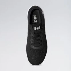 Bloch Omnia Knitted Upper Dance Sneaker -Cheap Fit Dance Wear Store bl926l black 3