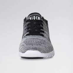 Bloch Omnia Knitted Upper Dance Sneaker -Cheap Fit Dance Wear Store bl926l black white 5