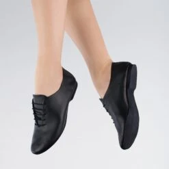 1st Position Leather Jazz Shoes Suede Sole