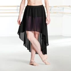 Bloch Daria Georgette Hi Low Skirt With Shorts