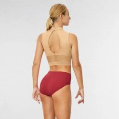 Bloch Chiaki Keyhole Back Tank Crop Top -Cheap Fit Dance Wear Store blz7820 snd back 1