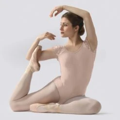 Ballet Rosa Josephine Lace Cap Sleeve Leotard With Scoop Back -Cheap Fit Dance Wear Store brjospehine ppnk