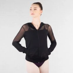 Ballet Rosa Midori Bamboo Zipper Hoodie
