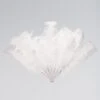 Large 7 Feather Fan (White)