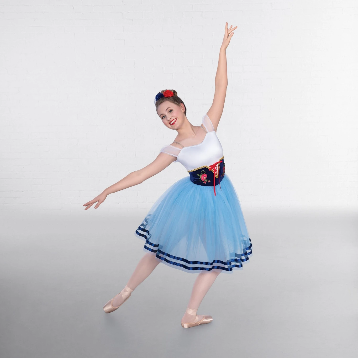 1st Position Corseted Appliqué Romantic Tutu 2 1st Position Corseted Appliqué Romantic Tutu - Image 2