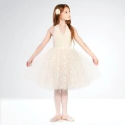 1st Position Daisy Tulle Skirt With Separate Halterneck Leotard 8 1st Position Daisy Tulle Skirt With Separate Halterneck Leotard -Cheap Fit Dance Wear Store cobd0036 3