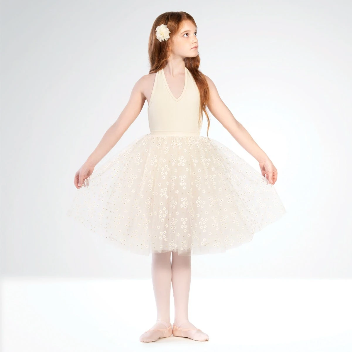 1st Position Daisy Tulle Skirt With Separate Halterneck Leotard 4 1st Position Daisy Tulle Skirt With Separate Halterneck Leotard - Image 4