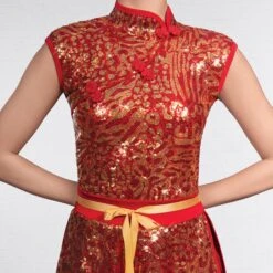 1st Position Chinese Sequin Over Dress -Cheap Fit Dance Wear Store coch0118 84a 28 3