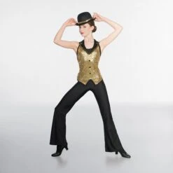 1st Position Sequin Halterneck Top