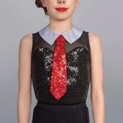 1st Position Sequin Mesh Topped Showbiz Unitard -Cheap Fit Dance Wear Store cogl0084 6 4