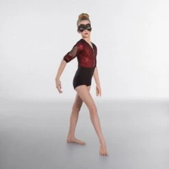 1st Position Mesh Sequin Hooded Unitard -Cheap Fit Dance Wear Store cogl0091 76 3