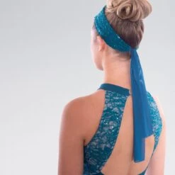 1st Position Sequin Lace Insert Culottes Jumpsuit -Cheap Fit Dance Wear Store cold0041 teal 4