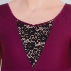 1st Position Lace Panel Lyrical Dress 8 1st Position Lace Panel Lyrical Dress -Cheap Fit Dance Wear Store cold0050 detail 2 2