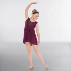 1st Position Lace Panel Lyrical Dress