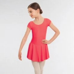 1st Position Maddy Skirted Cap Sleeve Leotard (Matt Nylon) 17 1st Position Maddy Skirted Cap Sleeve Leotard (Matt Nylon) -Cheap Fit Dance Wear Store coral q15 co 1 3