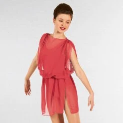 1st Position Lyrical Tunic -Cheap Fit Dance Wear Store coral q78 co 1