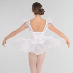 1st Position Odette Feather-Edged Tutu 6 1st Position Odette Feather-Edged Tutu -Cheap Fit Dance Wear Store cotu0070 back 3