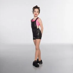 1st Position Sequin Dungarees -Cheap Fit Dance Wear Store coub0004 4813 2