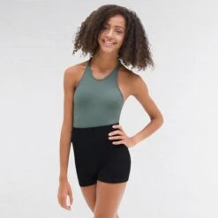 Capezio Rib Leotard -Cheap Fit Dance Wear Store cz11374w green