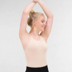 Capezio Rib Leotard -Cheap Fit Dance Wear Store cz11374w nude 1
