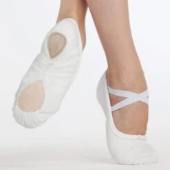 Capezio Pro Canvas Ballet Shoe White
