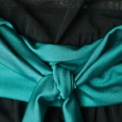 1st Position Mesh Overlay Biketard With Contrast Sash -Cheap Fit Dance Wear Store fpc23024 fabric