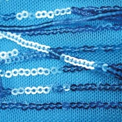 1st Position Biketard With Sequinned Overlay -Cheap Fit Dance Wear Store fpc23027 blue 9