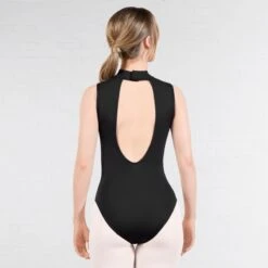 Harmony By 1st Position Polo Neck Low Back Leotard -Cheap Fit Dance Wear Store hfp005 03
